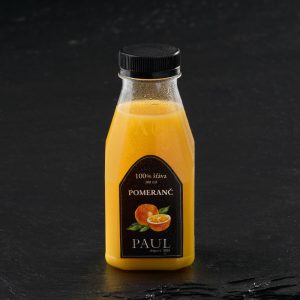 100% pomerančová šťáva s dužinou 0,3 l