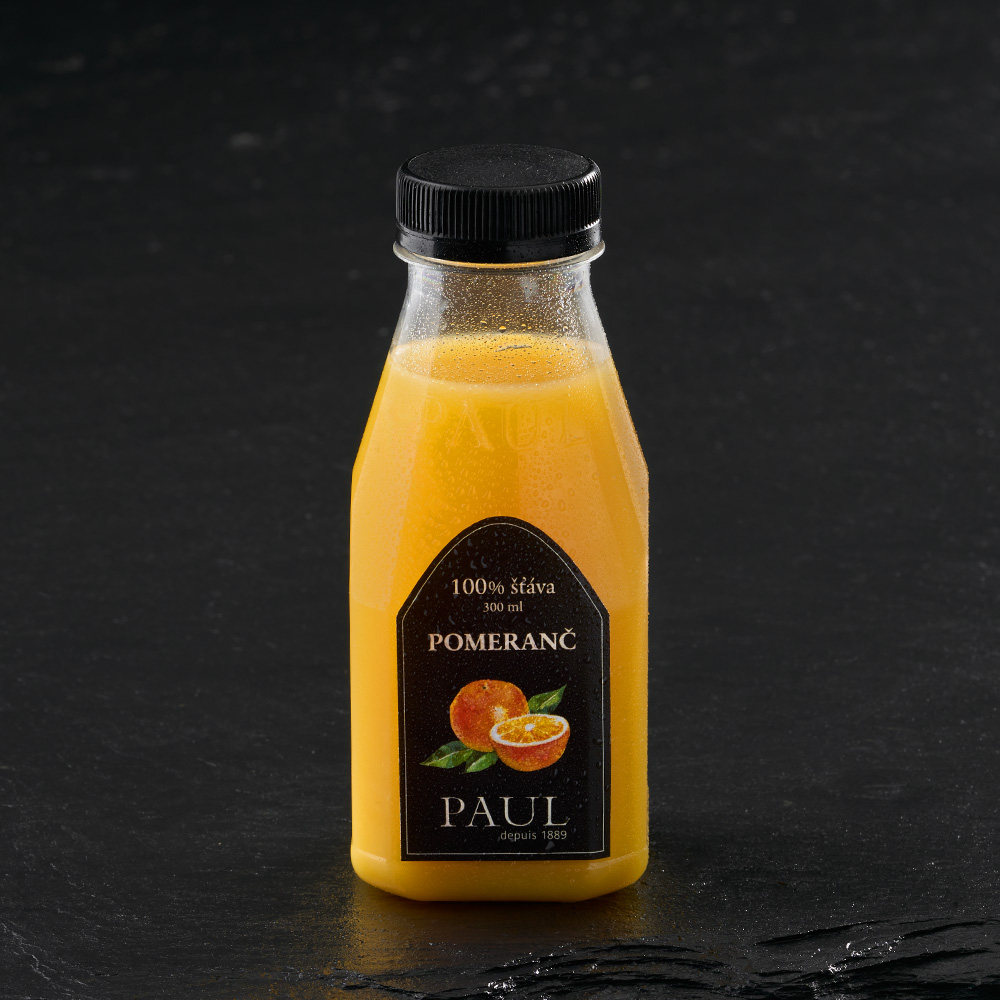 100% pomerančová šťáva s dužinou 0,3 l