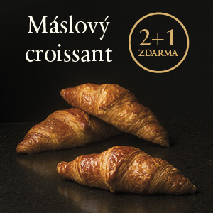 Máslový Croissant 2+1 zdarma