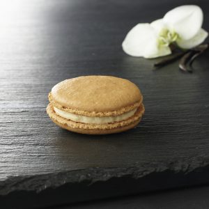 Velká vanilková makronka