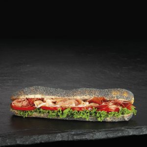 Bageta se sušenou šunkou