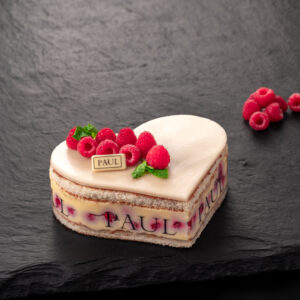 Malinové srdce střední